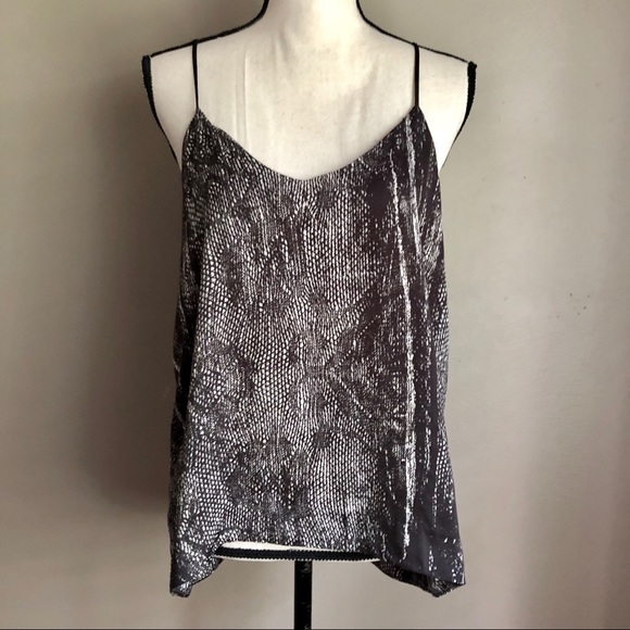 H&M Tops - [H&M] Classic Black White Racerback Top